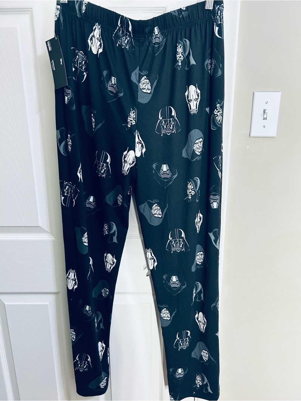 Star Wars Black and White Character Lounge Pants - Picture 2 of 4